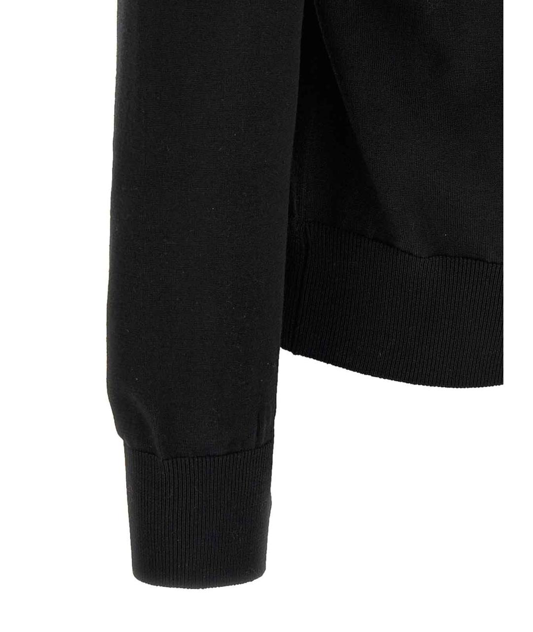 DOLCE&GABBANA Черный шерстяной джемпер / свитер, фото 4