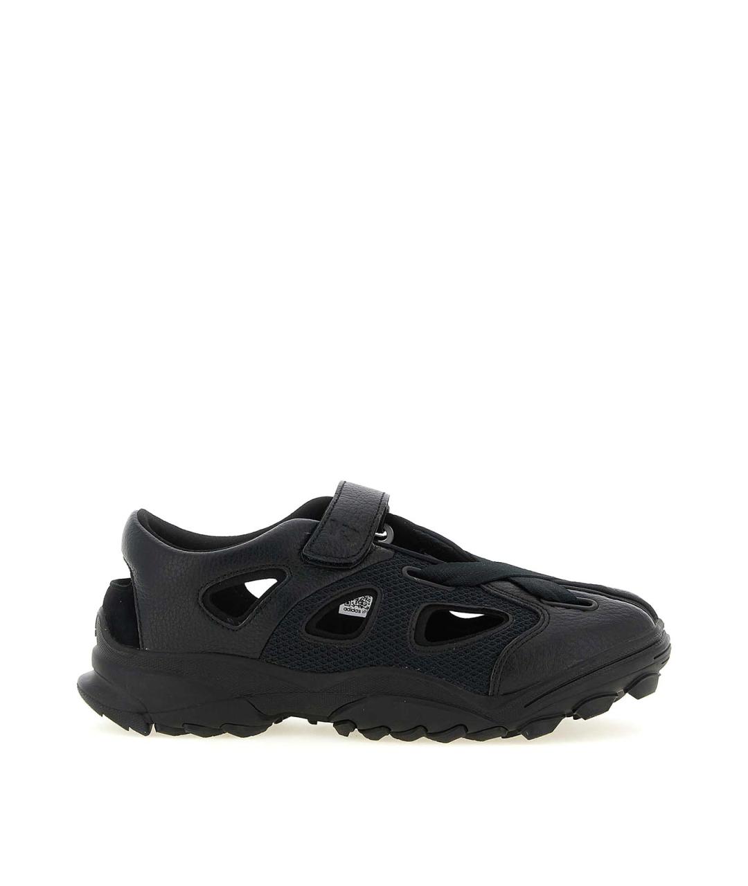 Y-3 Черные кожаные кроссовки, фото 1