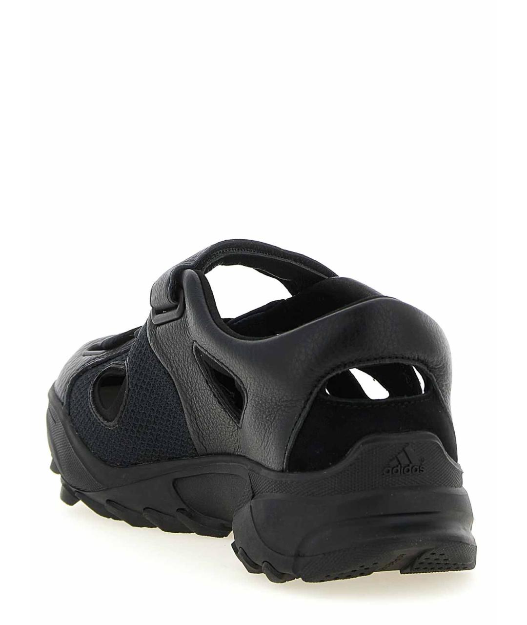 Y-3 Черные кожаные кроссовки, фото 3