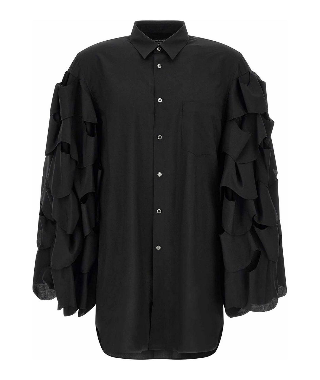 COMME DES GARÇONS HOMME PLUS Черная кэжуал рубашка, фото 1