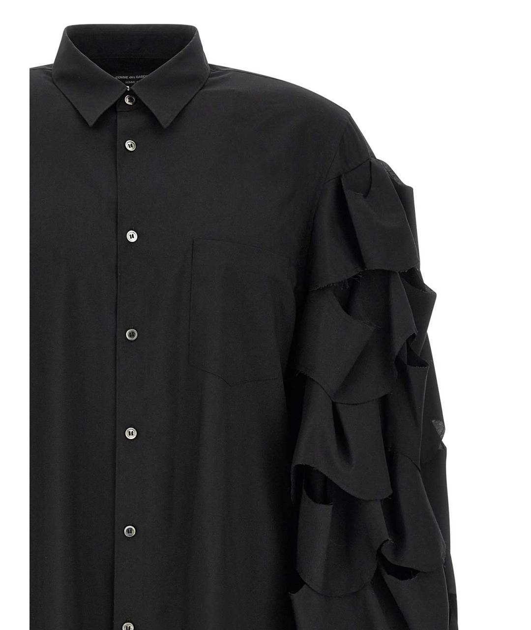 COMME DES GARÇONS HOMME PLUS Черная кэжуал рубашка, фото 3