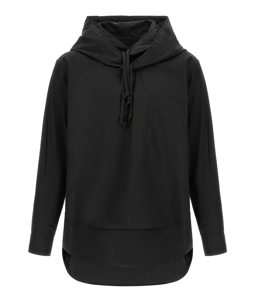 COMME DES GARÇONS HOMME PLUS Черная хлопковая кэжуал рубашка, фото 1