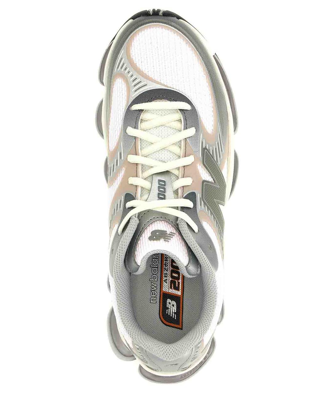 NEW BALANCE Серебряные текстильные низкие кроссовки / кеды, фото 4