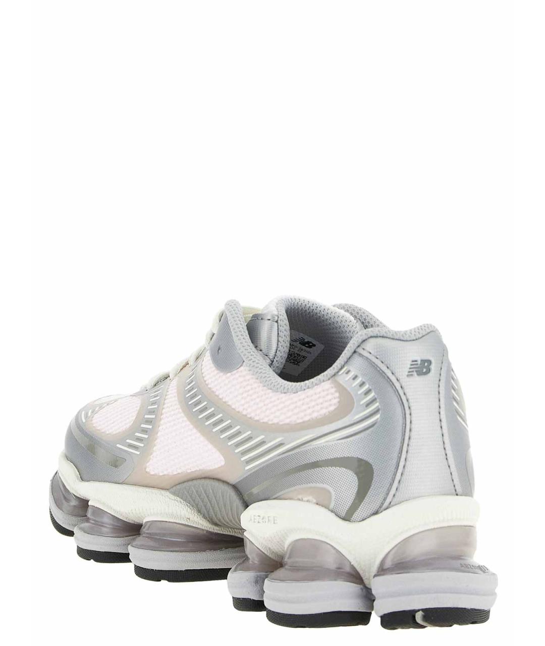 NEW BALANCE Серебряные текстильные низкие кроссовки / кеды, фото 3