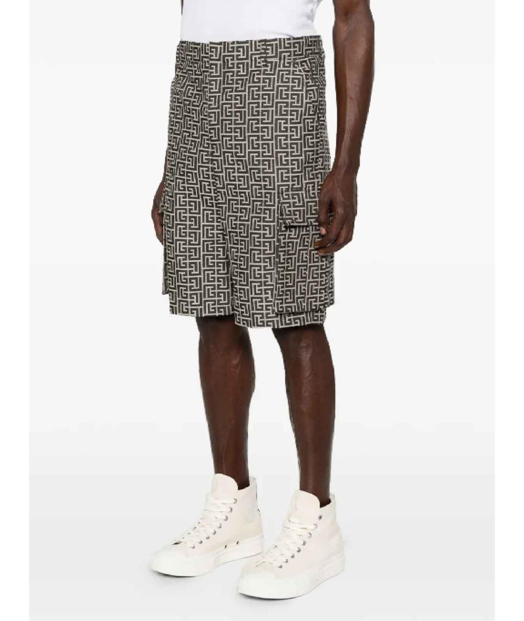 BALMAIN Белые хлопковые шорты, фото 3