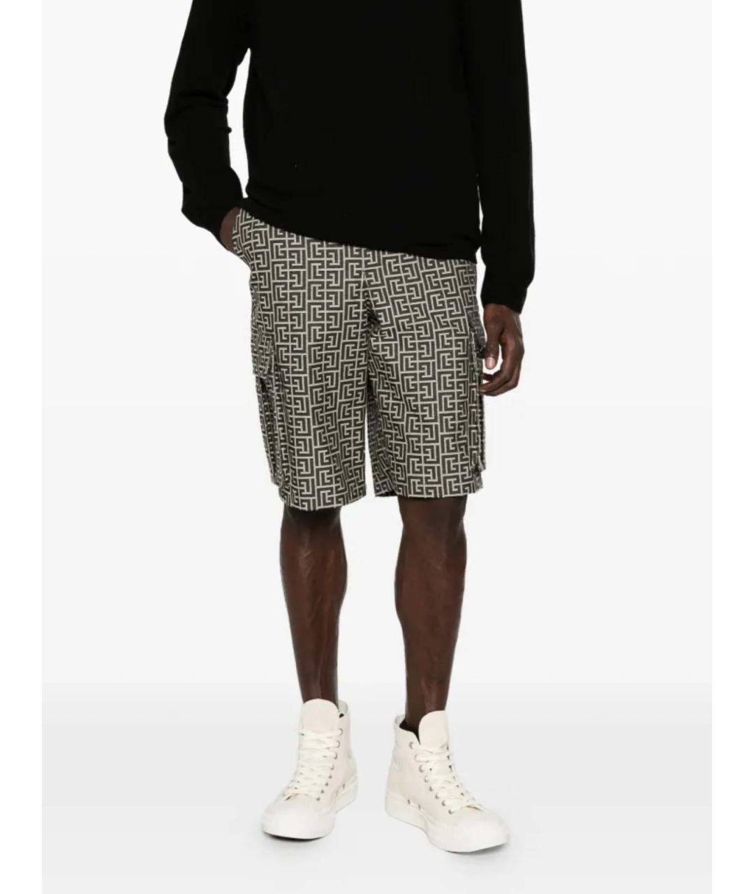 BALMAIN Белые хлопковые шорты, фото 2