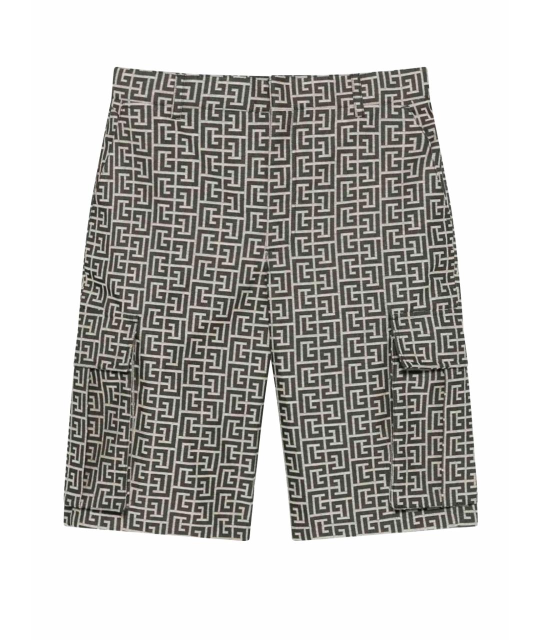 BALMAIN Белые хлопковые шорты, фото 1
