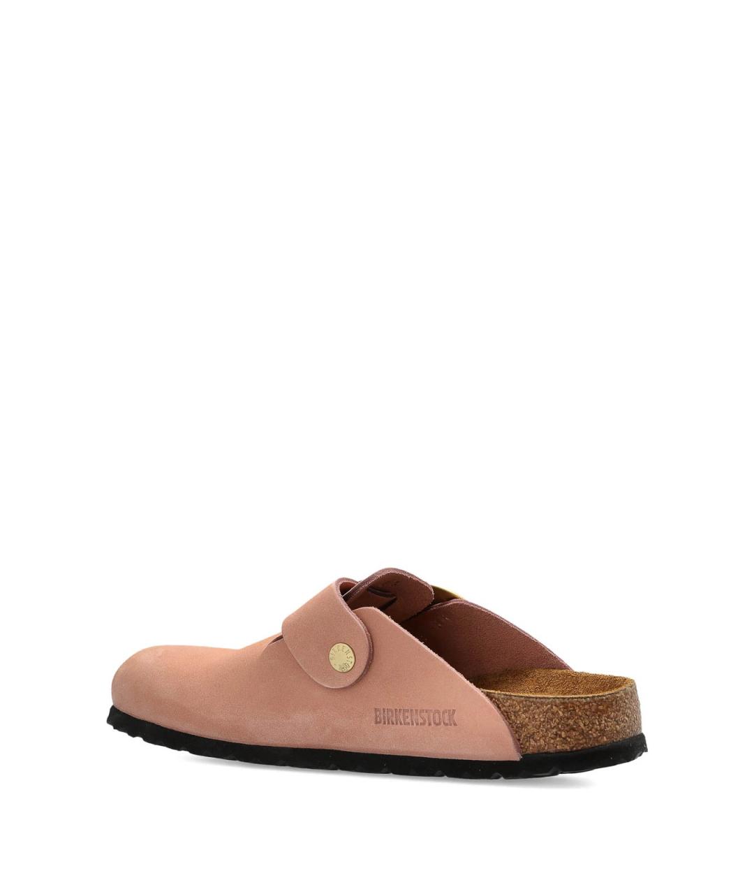 BIRKENSTOCK Бежевые замшевые сабо, фото 3
