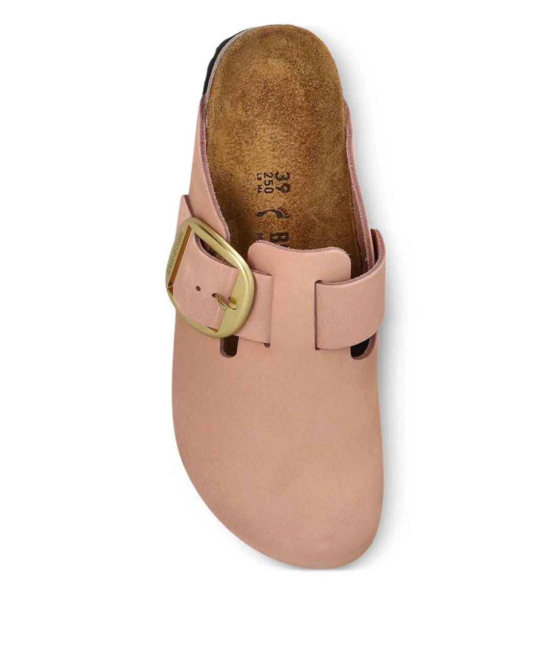 BIRKENSTOCK Бежевые замшевые сабо, фото 4