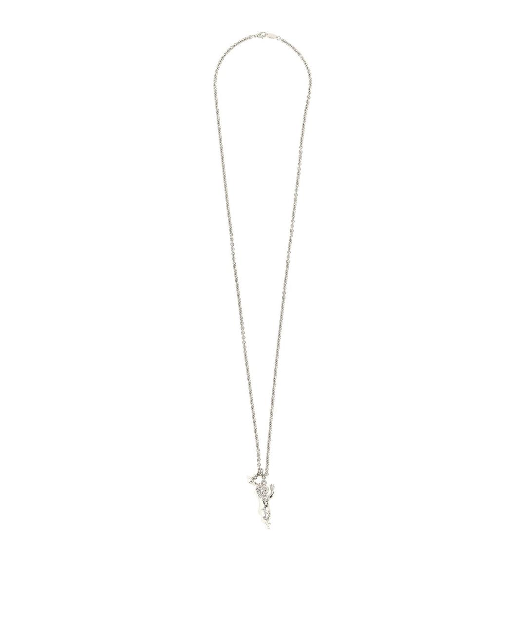 VIVIENNE WESTWOOD Серебряное металлическое колье, фото 1