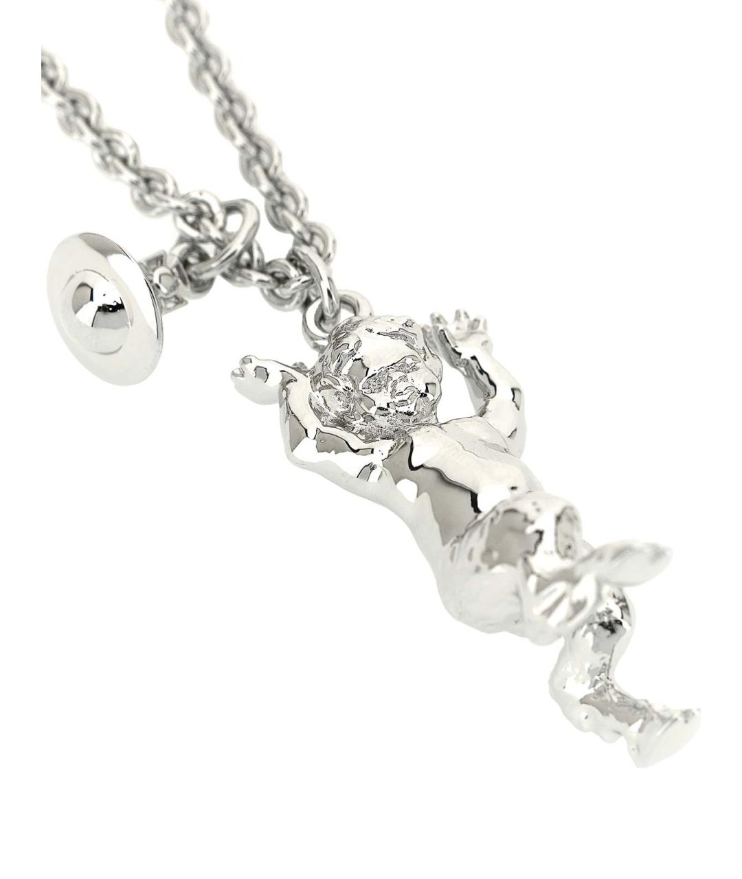 VIVIENNE WESTWOOD Серебряное металлическое колье, фото 2