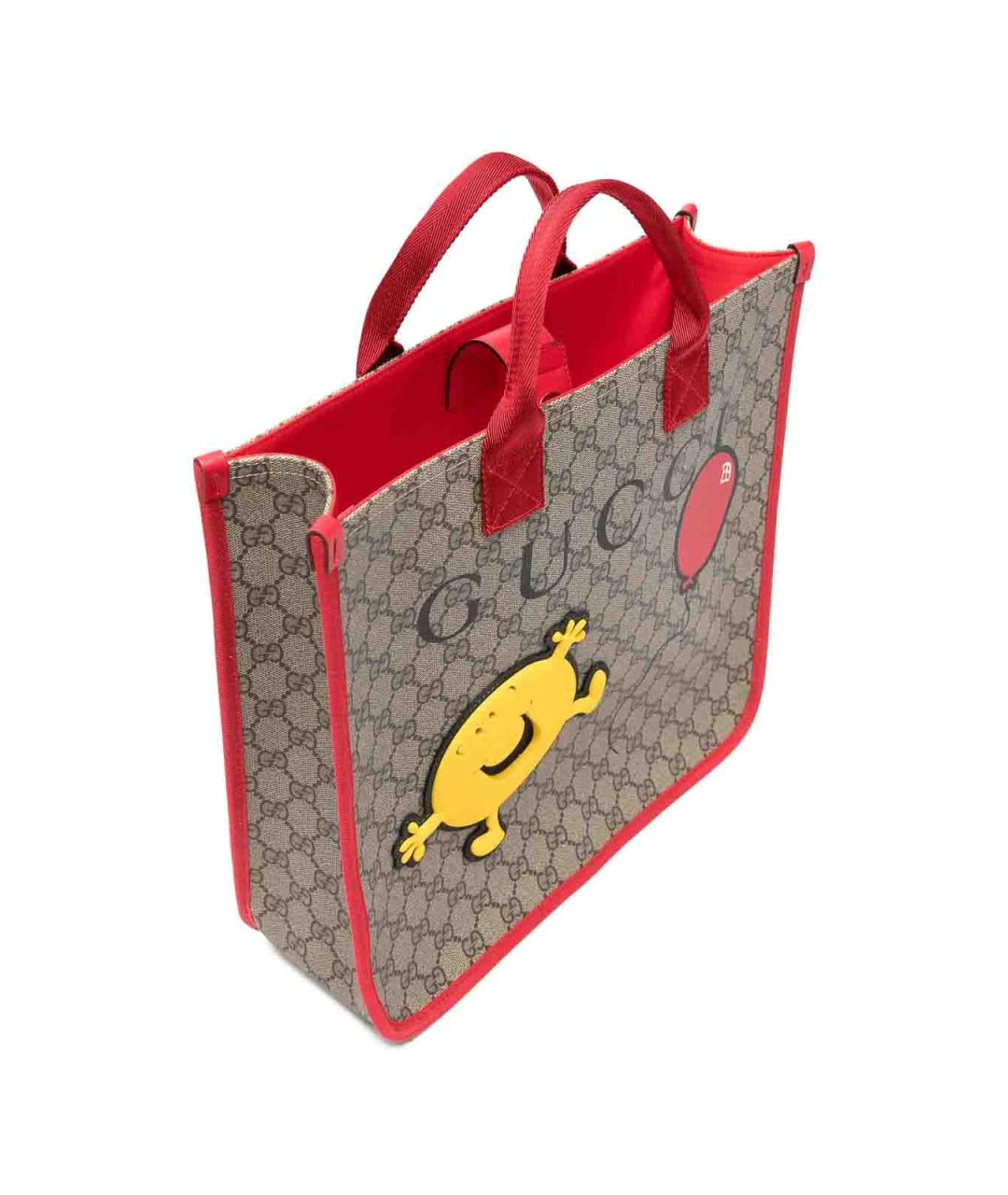 GUCCI Бежевая сумка тоут из канвы, фото 2