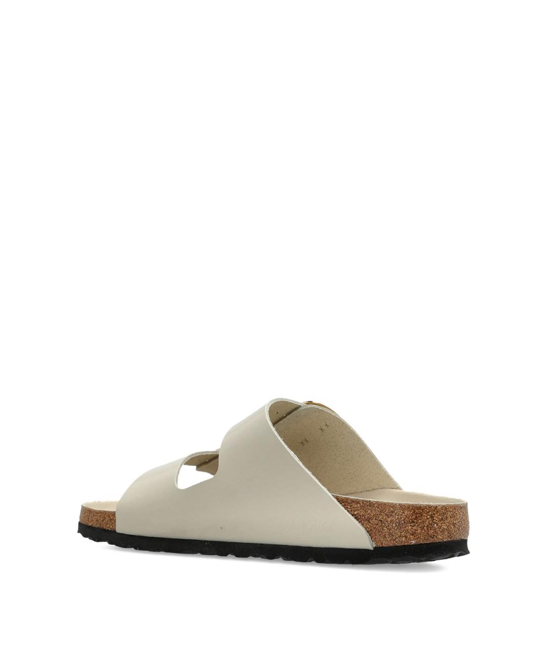 BIRKENSTOCK Серые кожаные сандалии, фото 4