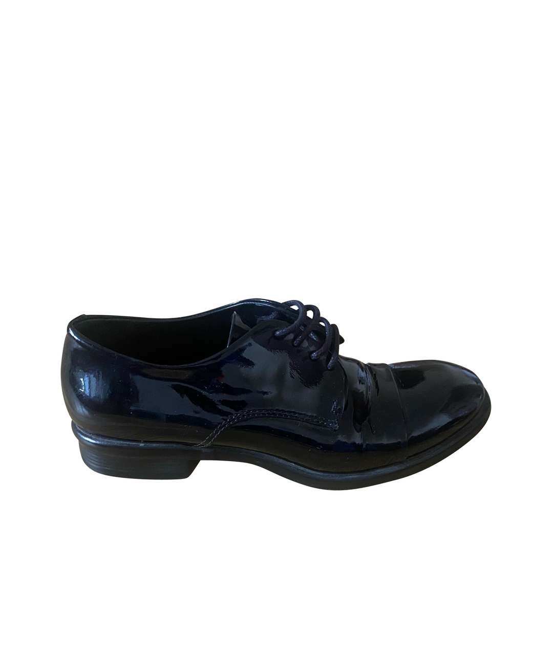 BIKKEMBERGS Черные ботинки из лакированной кожи, фото 1