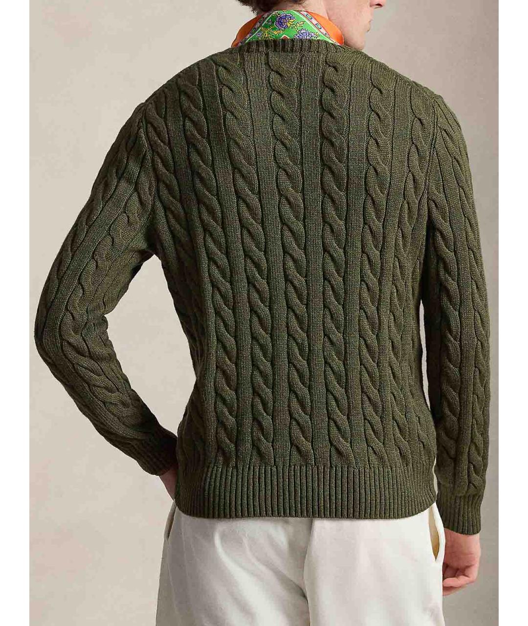 POLO RALPH LAUREN Черный хлопковый джемпер / свитер, фото 3