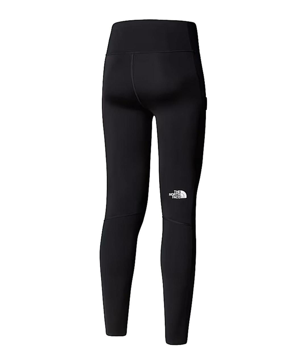 THE NORTH FACE Черные полиэстеровые леггинсы и велосипедки, фото 2