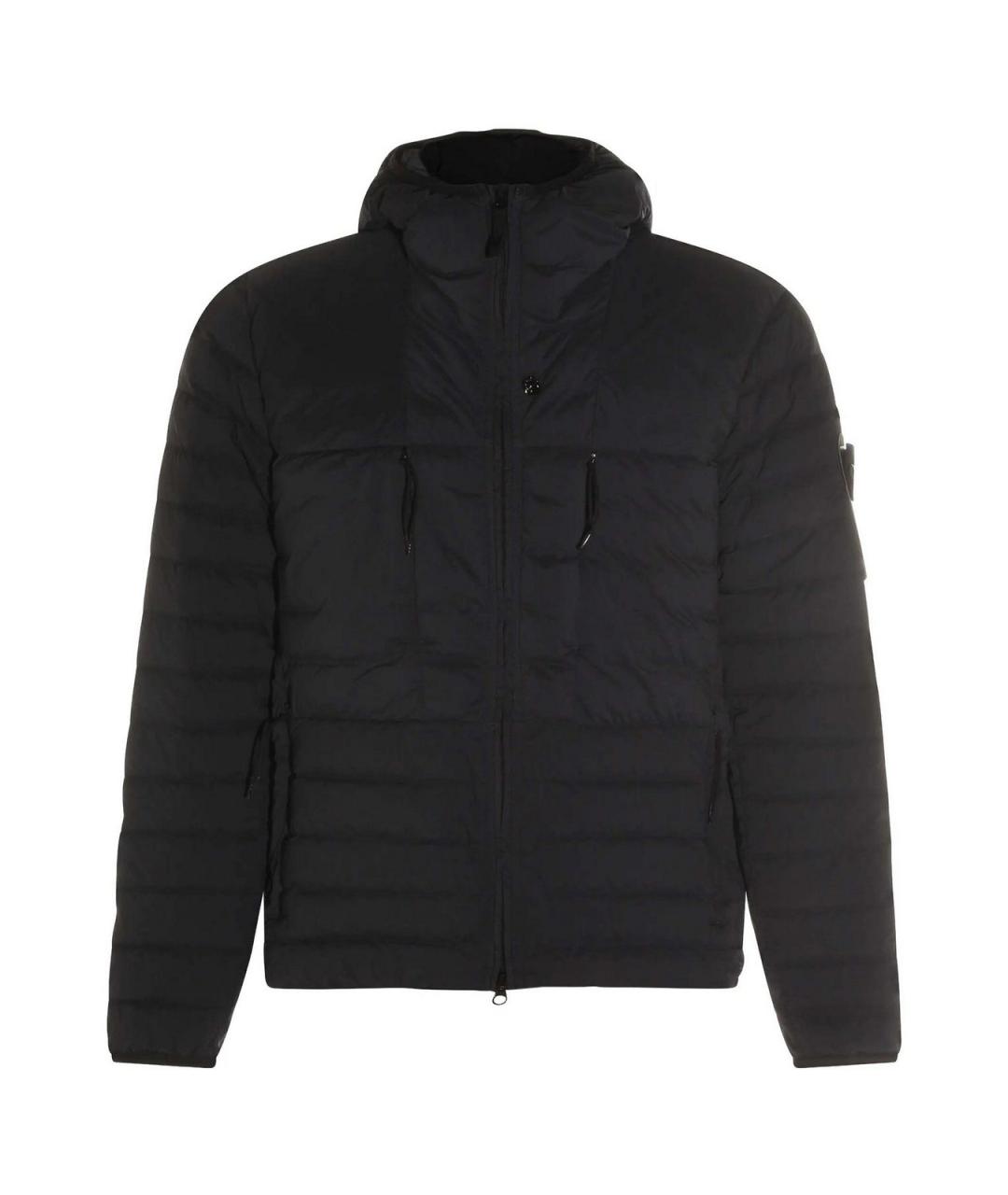 STONE ISLAND Черная полиамидовая куртка, фото 1