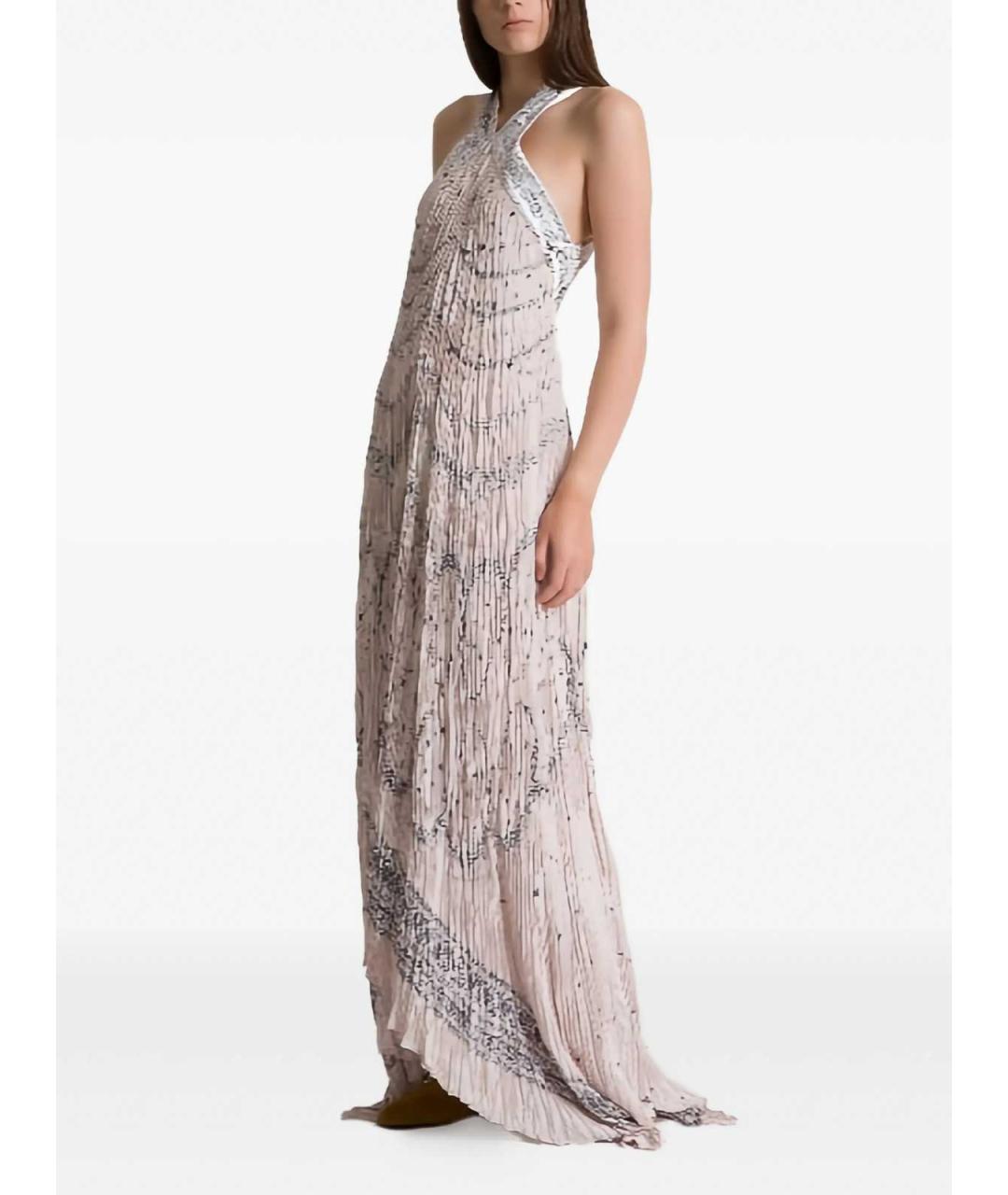 ALBERTA FERRETTI Мульти полиэстеровое повседневное платье, фото 2
