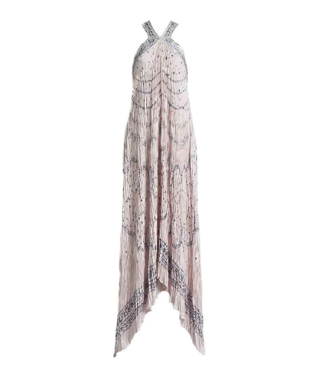 ALBERTA FERRETTI Мульти полиэстеровое повседневное платье, фото 1