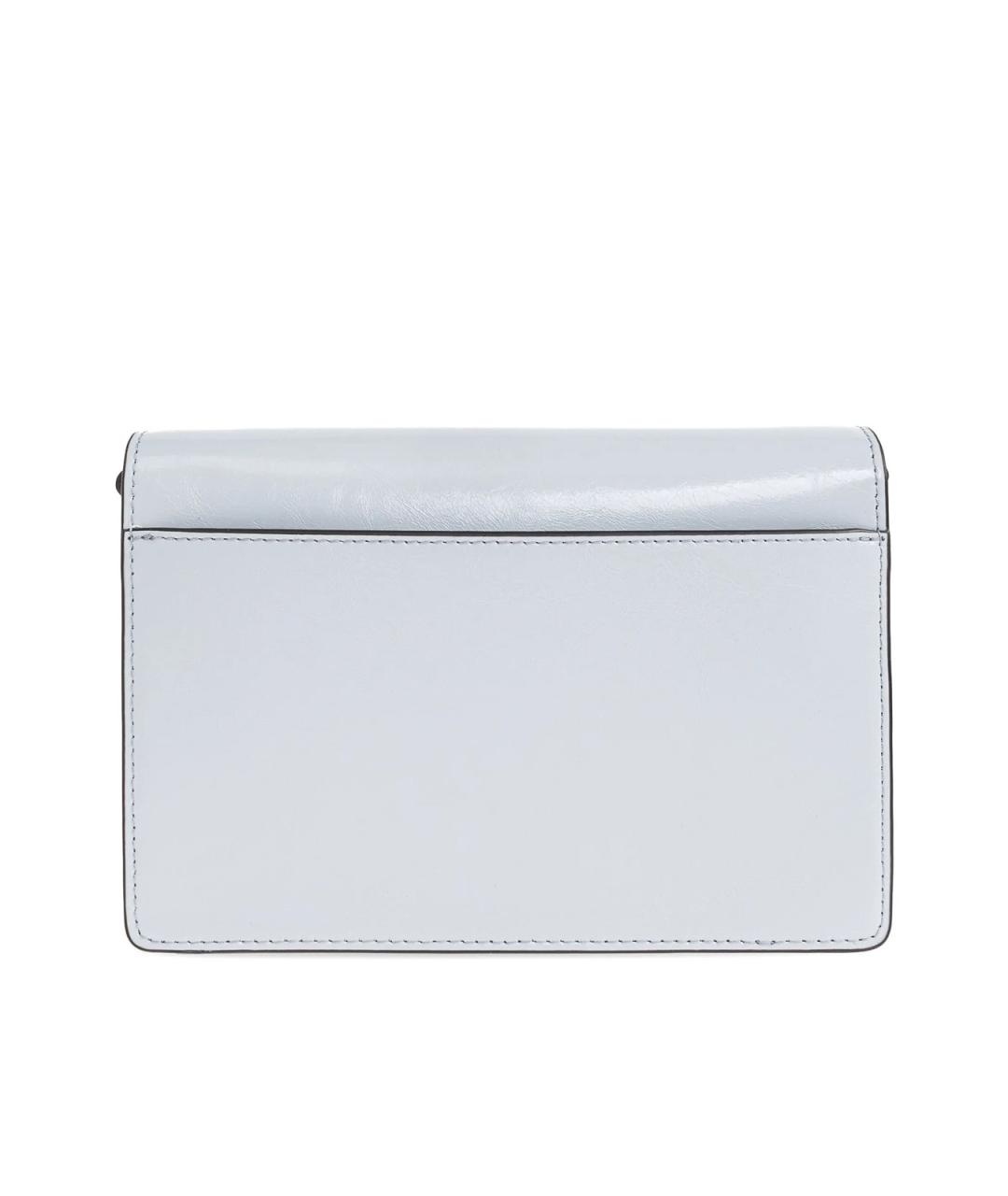 FURLA Голубая кожаная сумка через плечо, фото 3