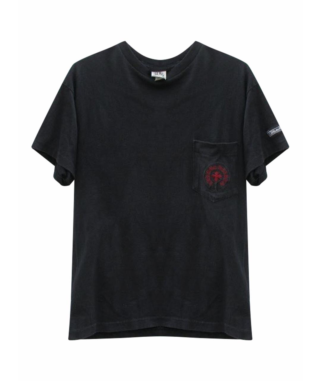 CHROME HEARTS Черная хлопковая футболка, фото 1