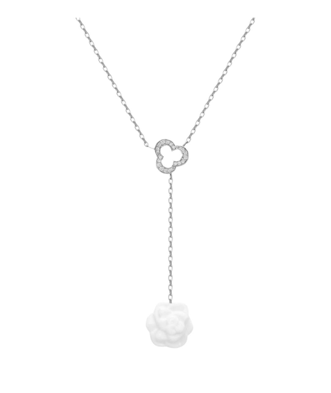 CHANEL Белая подвеска из белого золота, фото 1