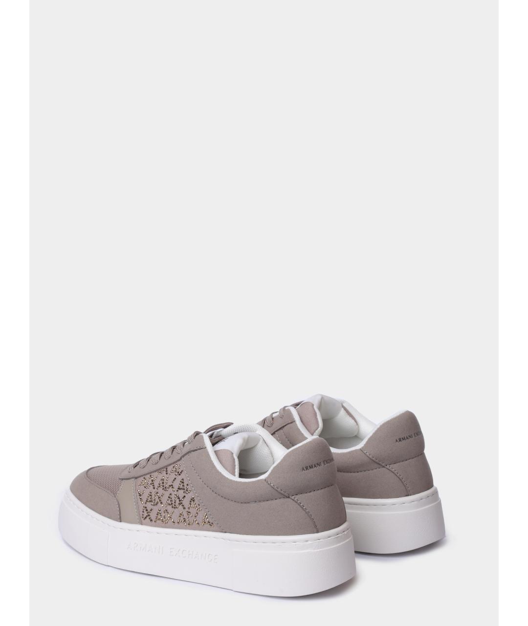 ARMANI EXCHANGE Бежевые кеды, фото 5