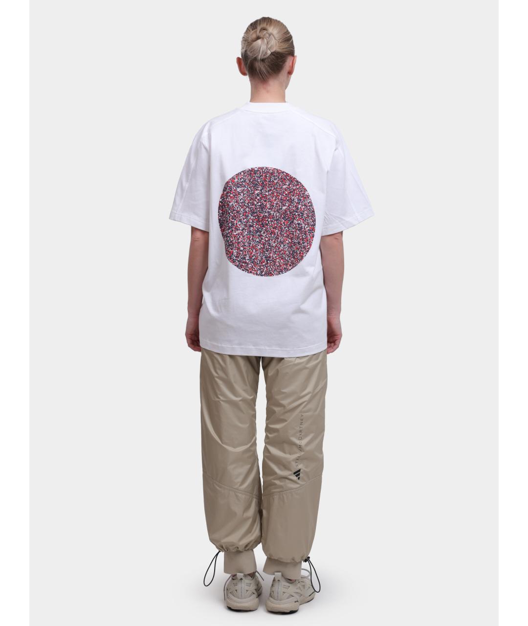 ADIDAS BY STELLA MCCARTNEY Белая хлопковая футболка, фото 4