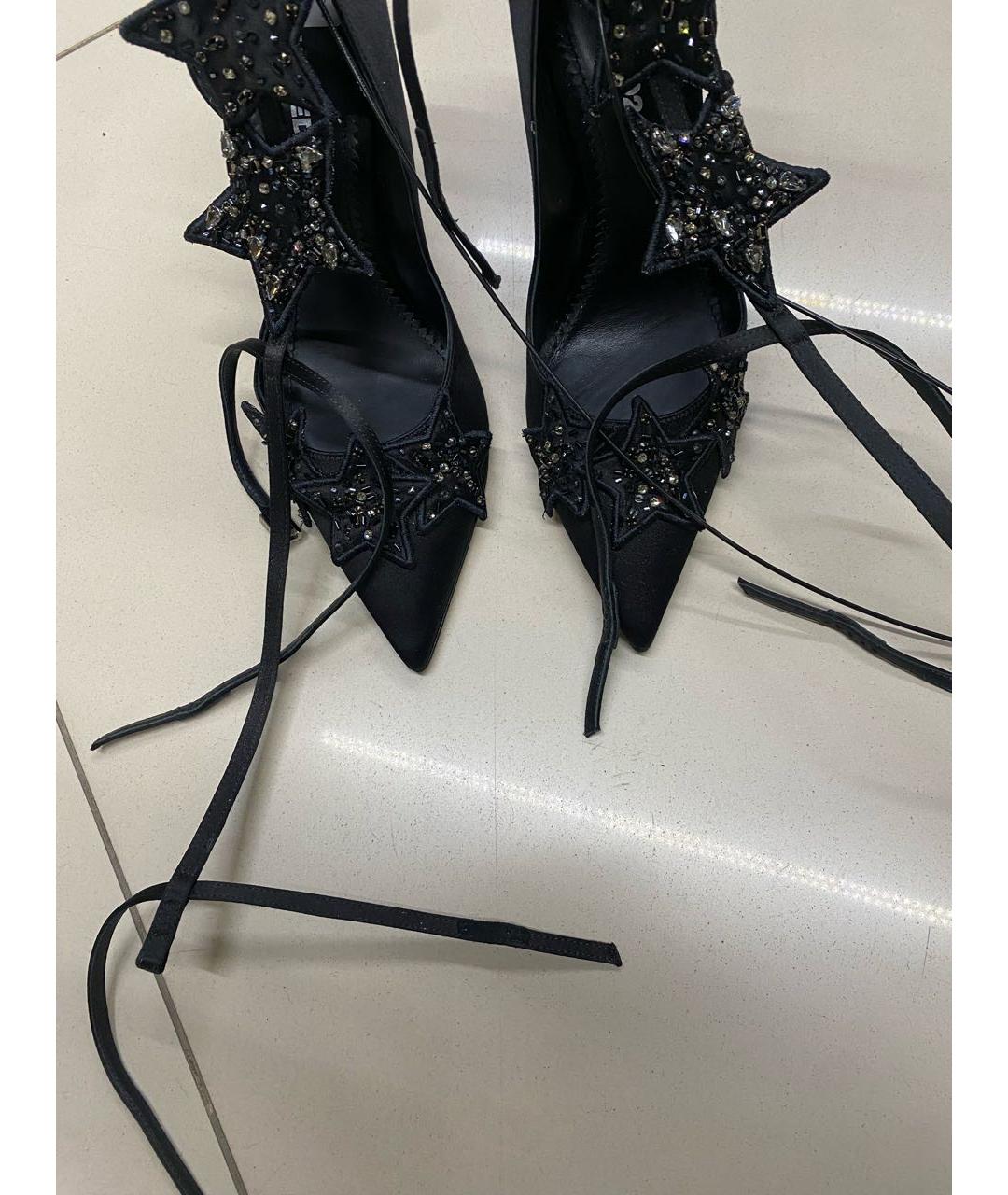 DSQUARED2 Черные босоножки, фото 5
