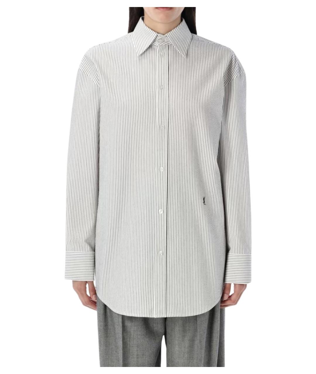 SAINT LAURENT Мульти хлопковая рубашка, фото 1