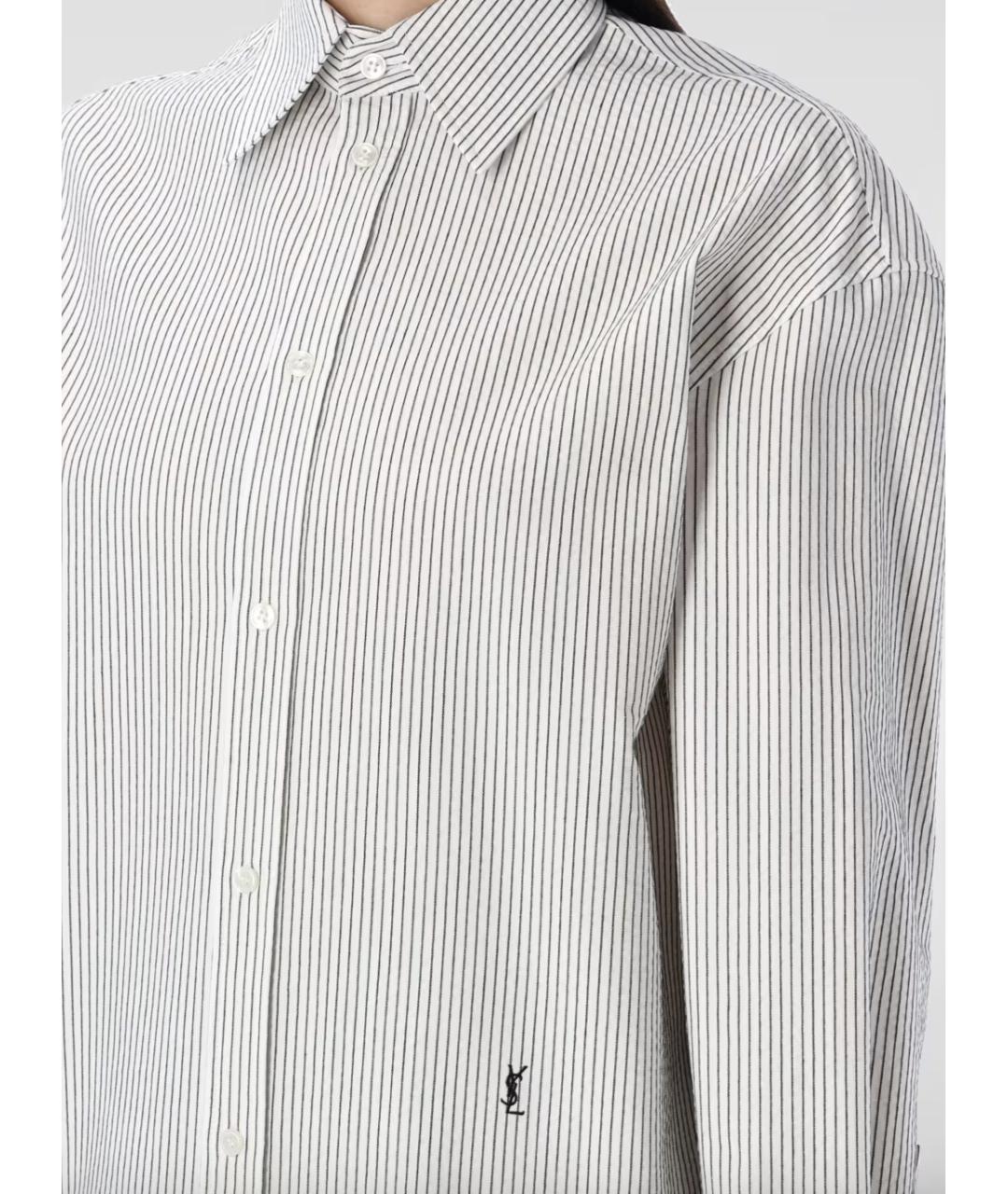 SAINT LAURENT Мульти хлопковая рубашка, фото 3