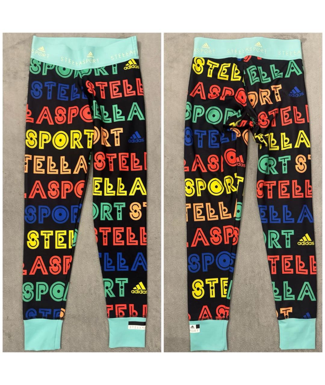 ADIDAS BY STELLA MCCARTNEY Мульти полиэстеровые леггинсы и велосипедки, фото 6