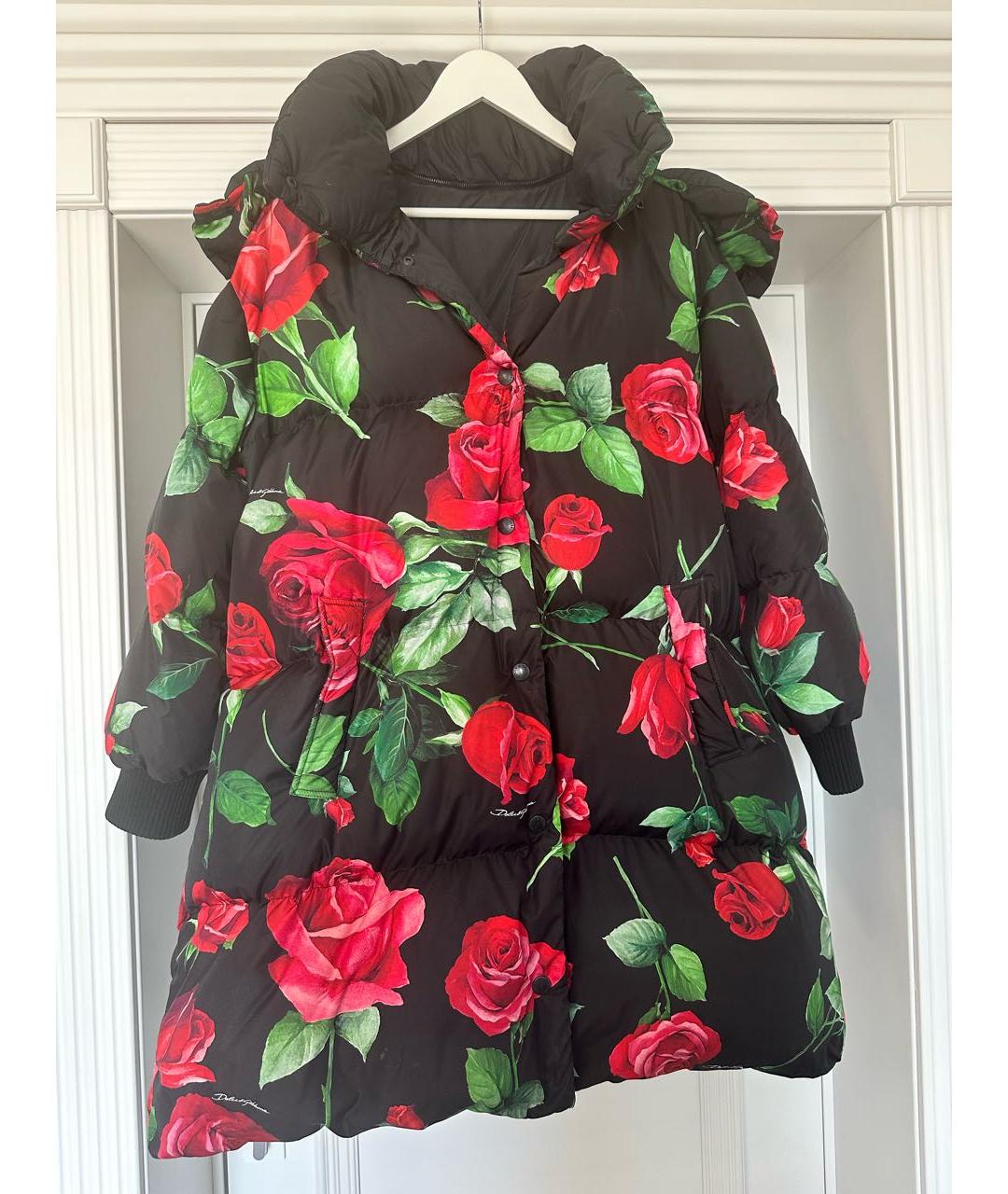 DOLCE&GABBANA Мульти полиэстеровый пуховик, фото 8