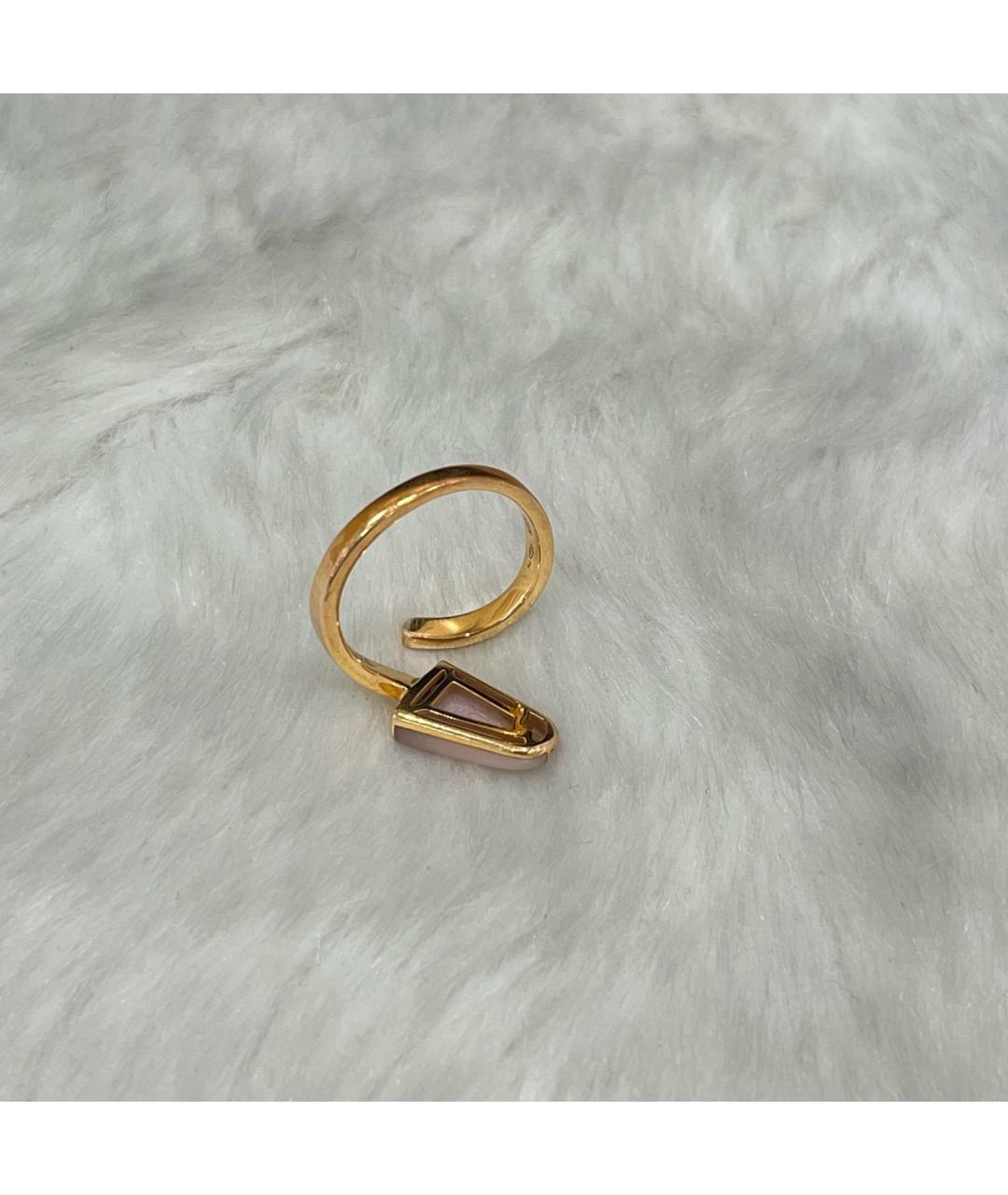 BVLGARI Розовое кольцо из желтого золота, фото 6