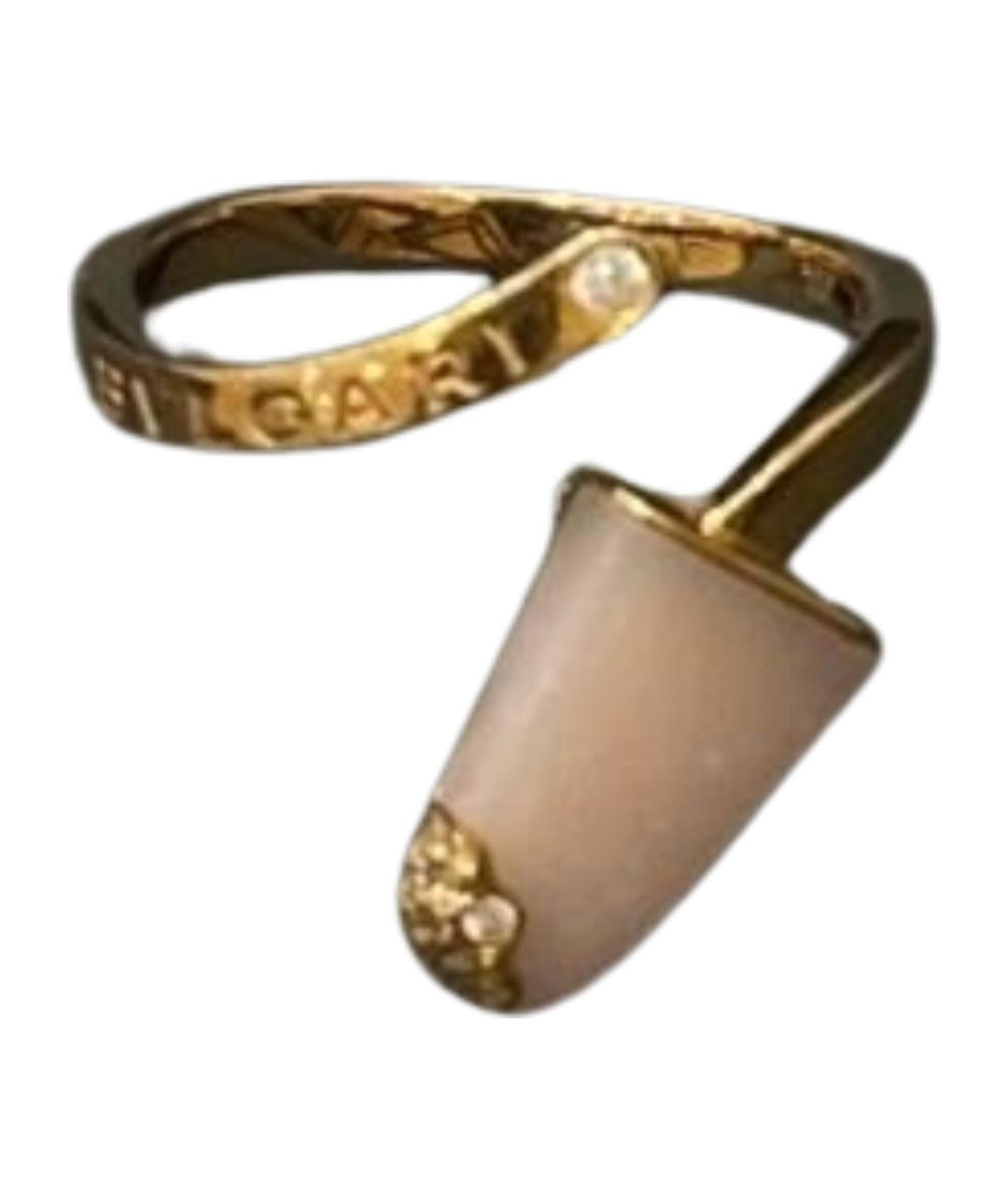 BVLGARI Розовое кольцо из желтого золота, фото 1