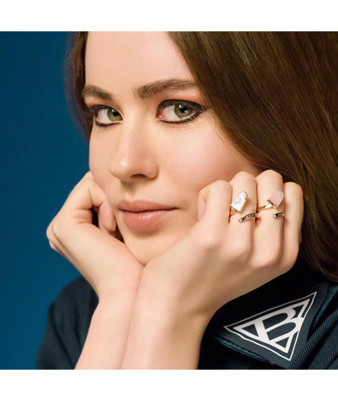 BVLGARI Розовое кольцо из желтого золота, фото 7