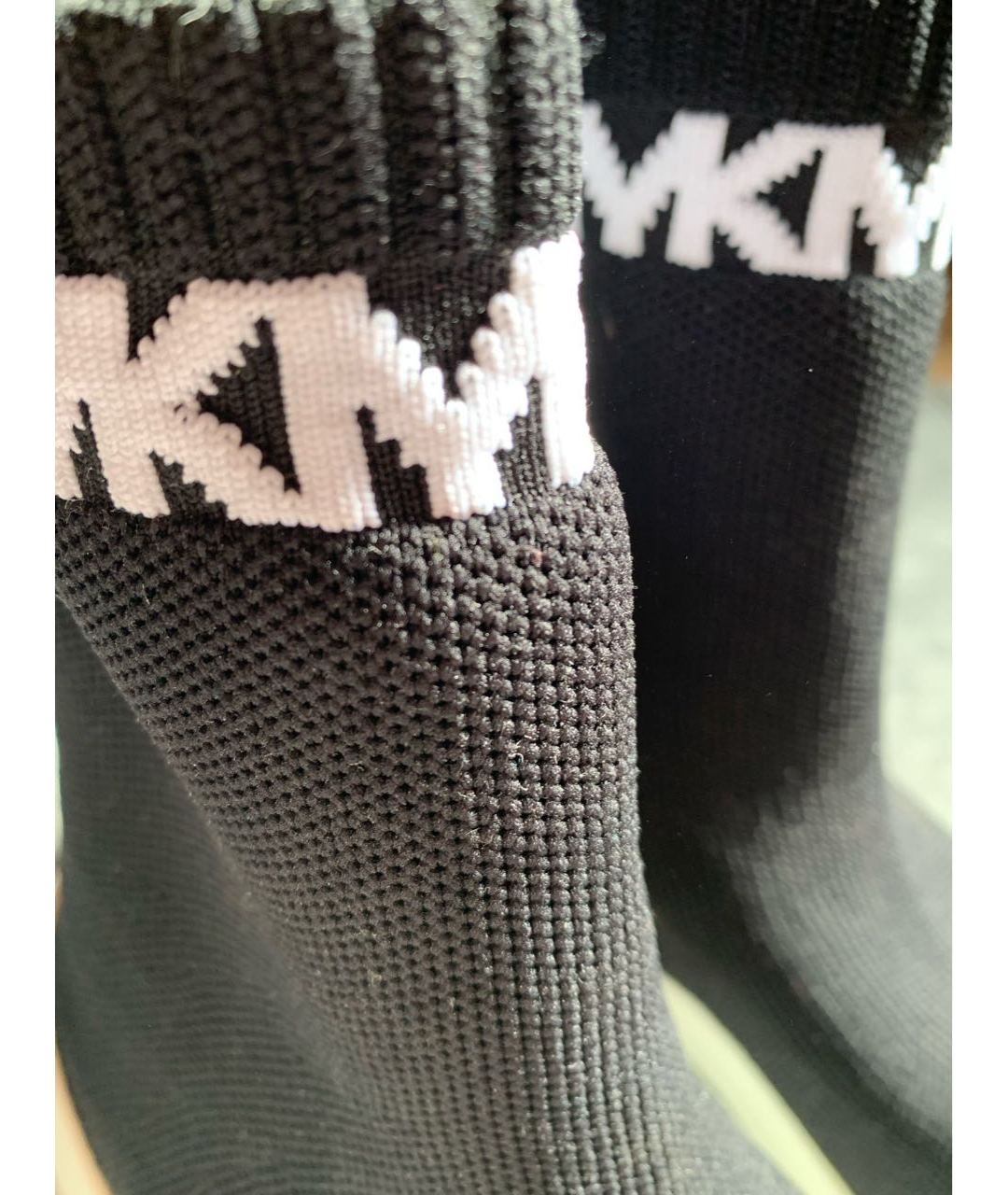 MICHAEL KORS Черные синтетические кроссовки, фото 5