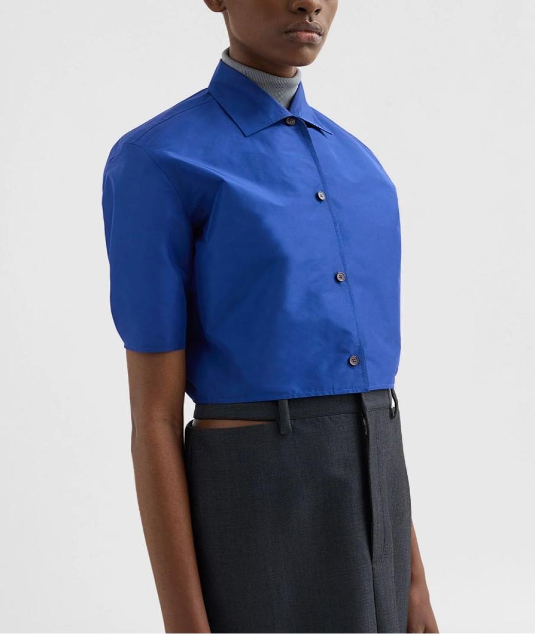 JIL SANDER Синяя блузы, фото 3