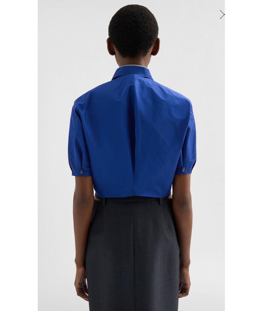 JIL SANDER Синяя блузы, фото 2