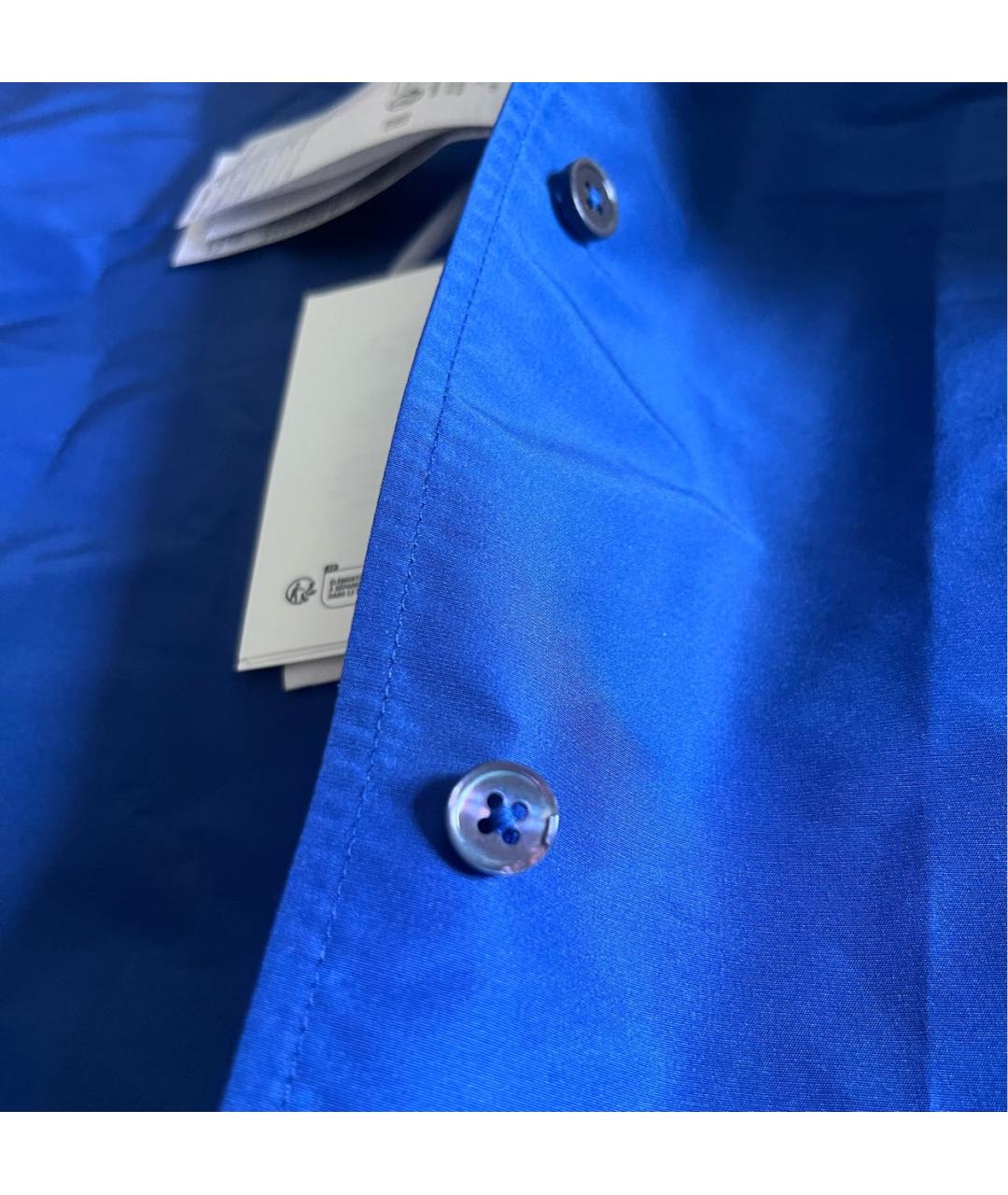 JIL SANDER Синяя блузы, фото 7