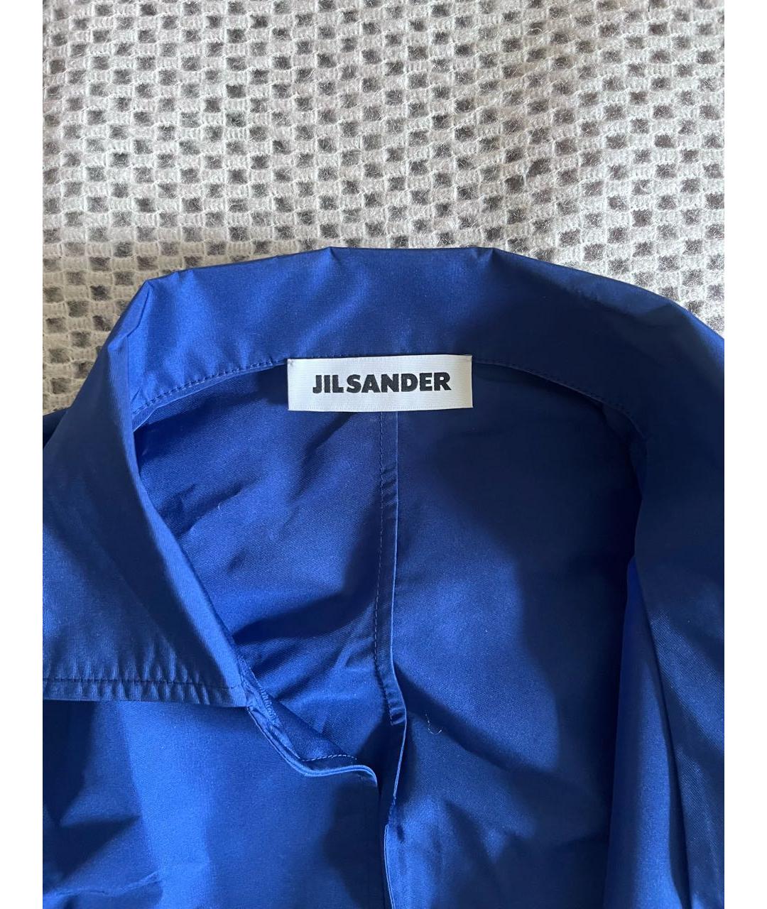 JIL SANDER Синяя блузы, фото 5