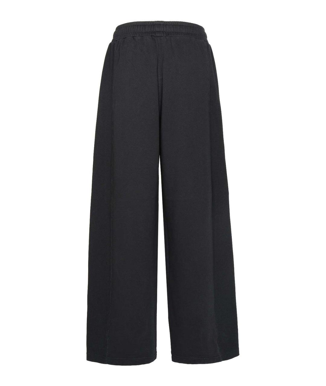 STELLA MCCARTNEY Черные хлопковые спортивные брюки и шорты, фото 2