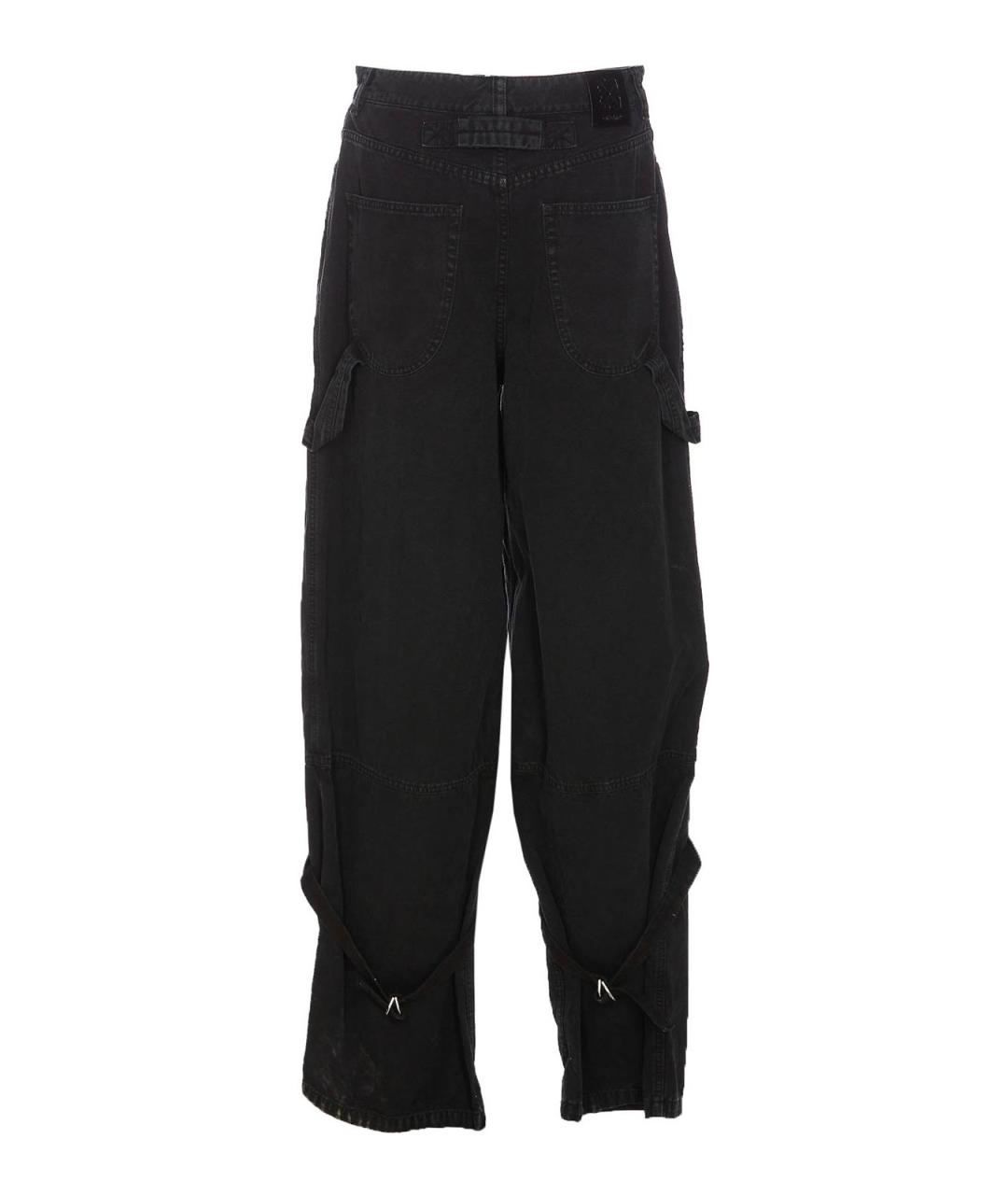 OFF-WHITE Черные хлопковые джинсы, фото 2
