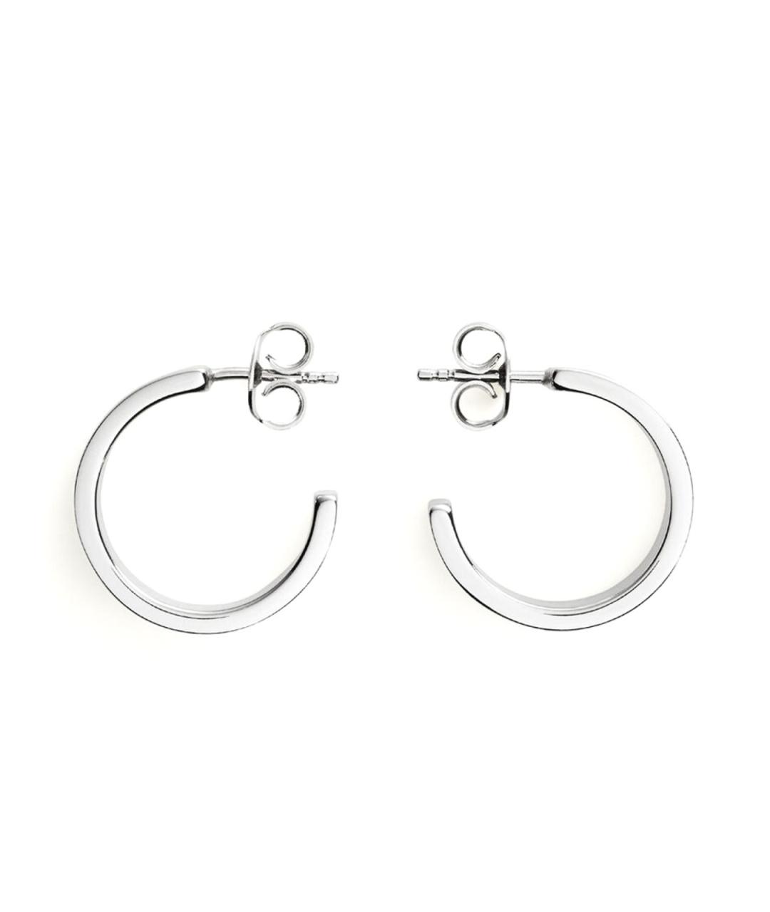 MM6 MAISON MARGIELA Серебряные металлические серьги, фото 2
