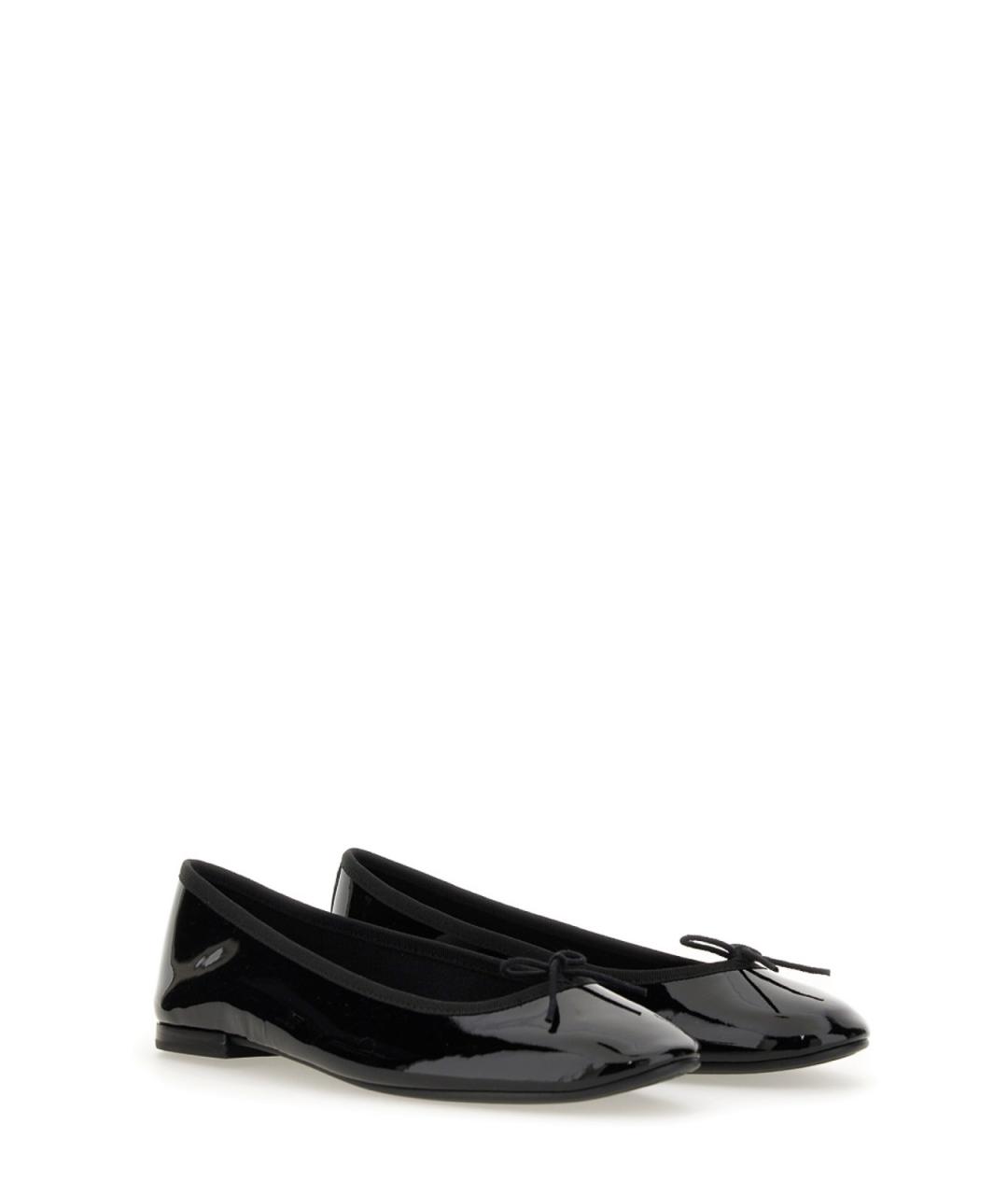 REPETTO Черные кожаные балетки, фото 2