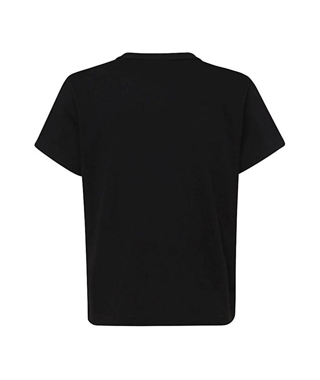 ALEXANDER WANG Черная хлопковая футболка, фото 2