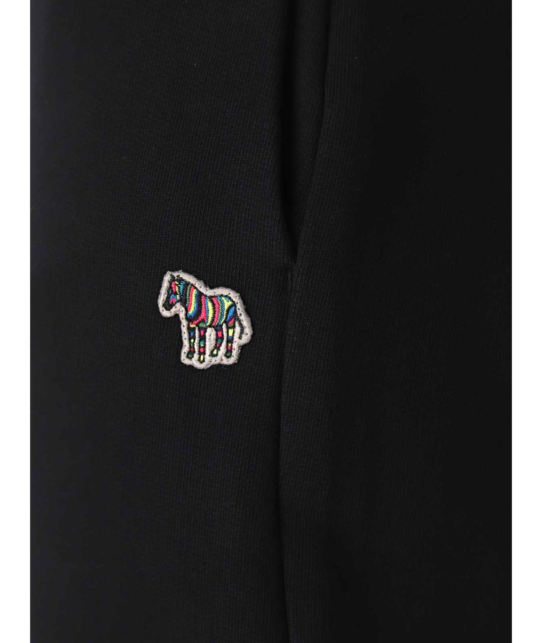 PS BY PAUL SMITH Черные хлопковые повседневные брюки, фото 5
