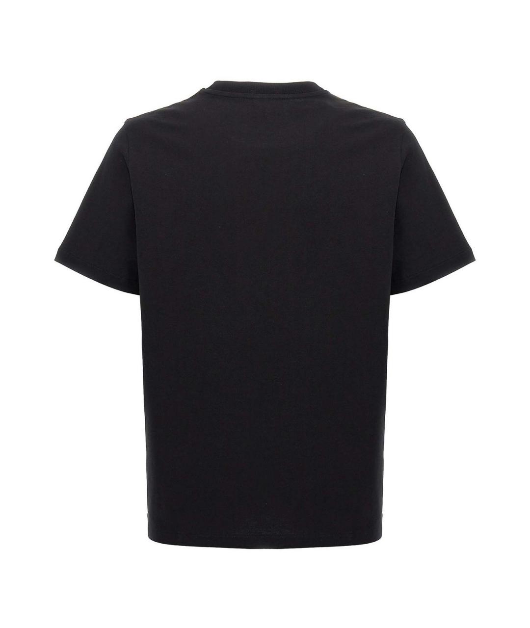 A.P.C. Черная хлопковая футболка, фото 2