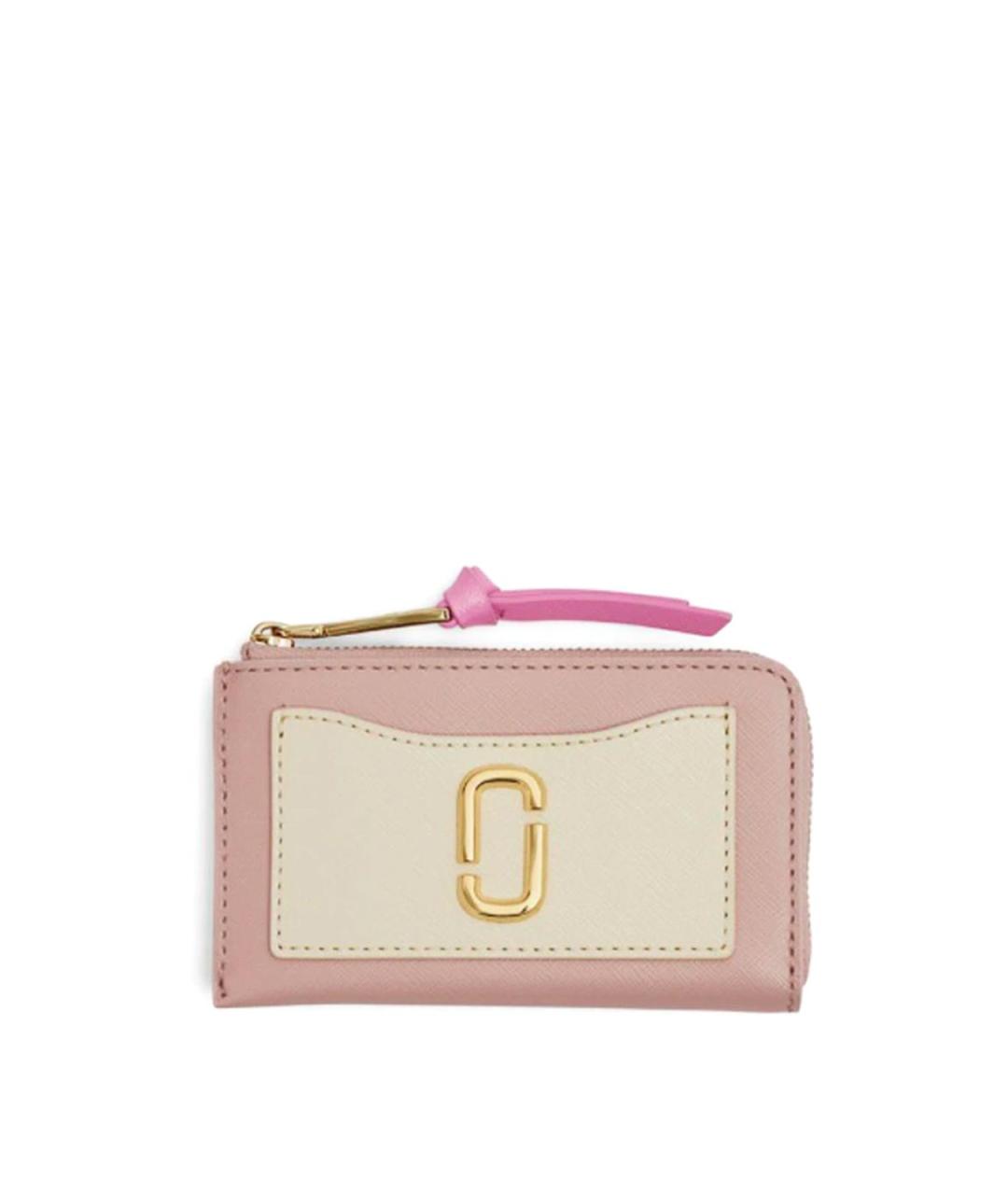 MARC JACOBS Розовый кожаный кошелек, фото 1