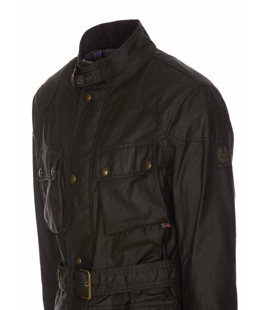 BELSTAFF Зеленая полиэстеровая куртка, фото 3